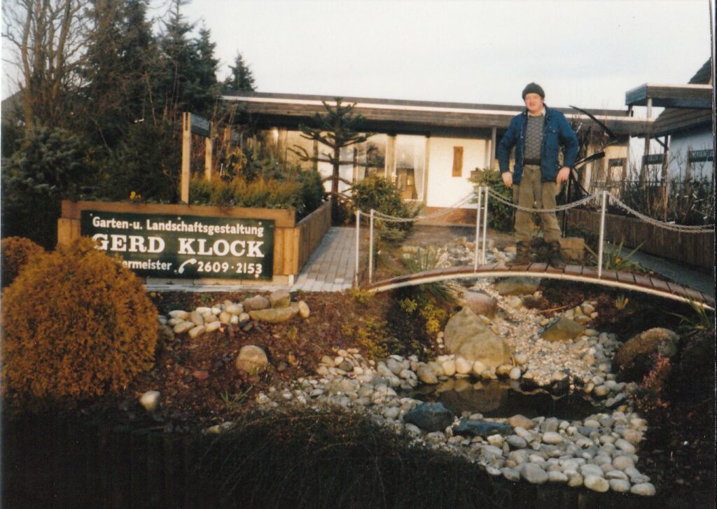 Eröffnung eines kleinen Gartencenters märz 1988