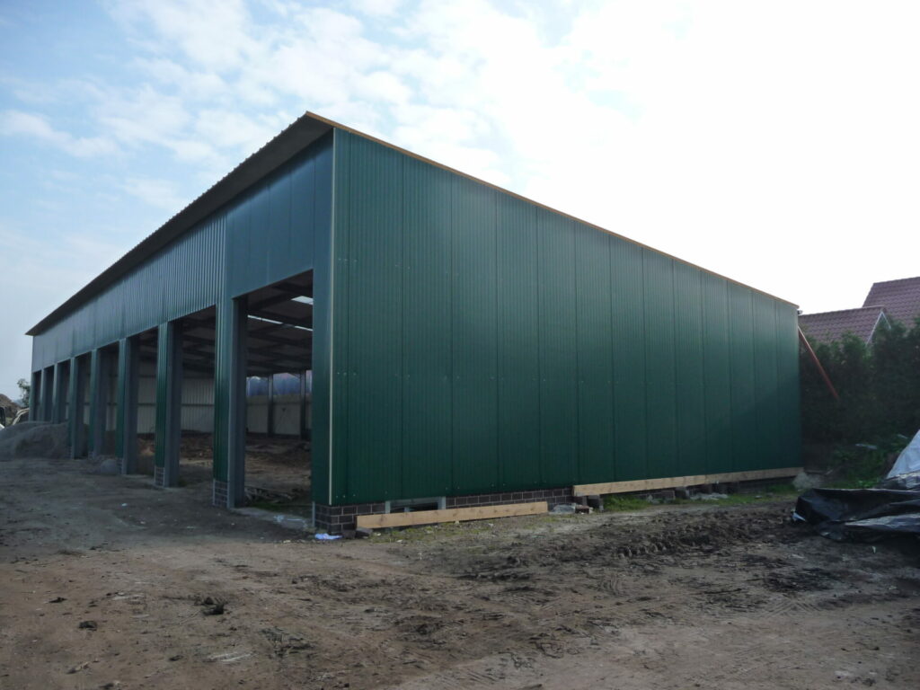 Neubau einer Fahrzeughalle 520qm 2011